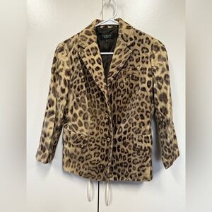 Talbots vintage leopard coat jacket. Sexy.  Trend. Fall, winter. Leopard costume